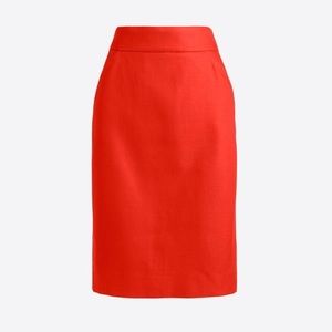 J. Crew red pencil skirt